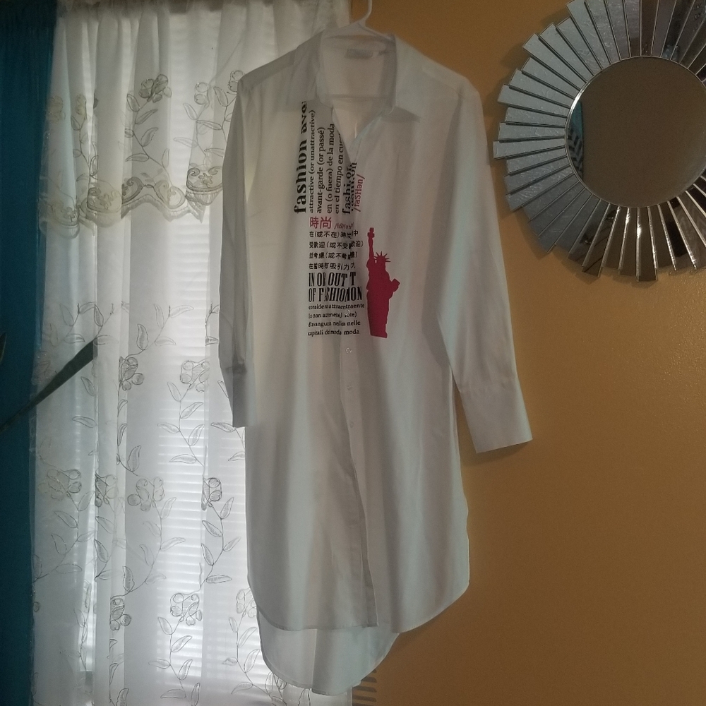A shirt dress